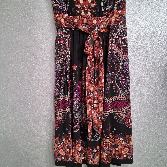 Nordstrom Brand eci Mixed Media Dress   Size 12 - Picture 13 of 13